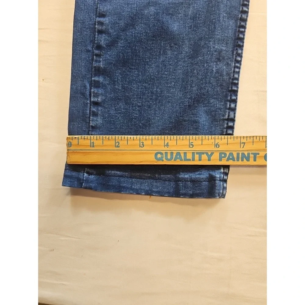 Marc Ecko Mens Cut & Sew Blue Denim Jeans Tag 34x30(inseam 27)